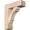 Ekena Millwork Olympic Block Smooth Bracket w/ Offset Brace, Douglas Fir, 7 1/2"W x 24"D x 28"H BKT0806X24X28OLY05SDF - alternate 1